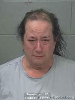Mugshot of MELISSA LYNN MELVIN booked in Penobscot County, Maine on June 16, 2026