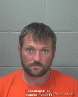 Mugshot of Gregory Lloyd Pullen booked in Penobscot County, Maine on August 31, 2026
