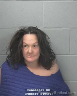 Mugshot of REBECCA SHARAI CASH booked in Penobscot County, Maine on May 7, 2026