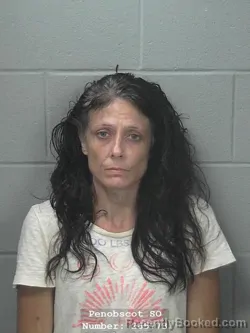 Mugshot of Heather J Veinote booked in Penobscot County, Maine on August 21, 2026