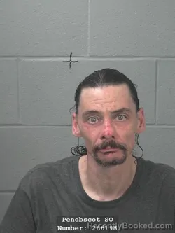 Mugshot of MICHEAL DANIEL STRATTON booked in Penobscot County, Maine on June 23, 2026