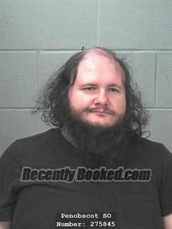 Booking photo from Penobscot County, Maine