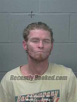 Booking photo from Penobscot County, Maine