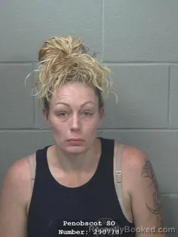 Mugshot of JESSICA MARIE DYER booked in Penobscot County, Maine on May 29, 2026
