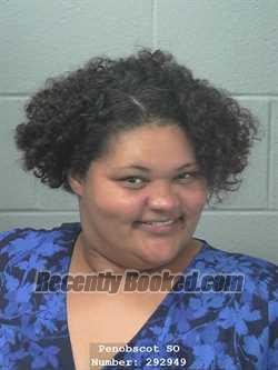 Booking photo from Penobscot County, Maine