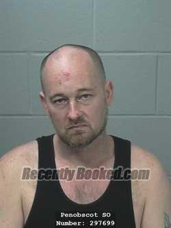 Booking photo from Penobscot County, Maine