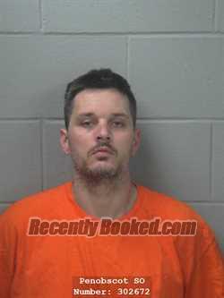 Booking photo from Penobscot County, Maine