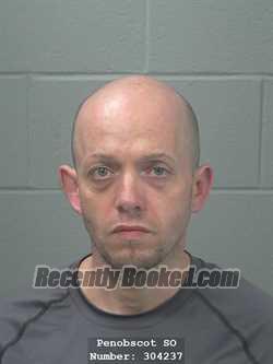 Booking photo from Penobscot County, Maine