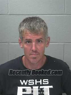 Booking photo from Penobscot County, Maine