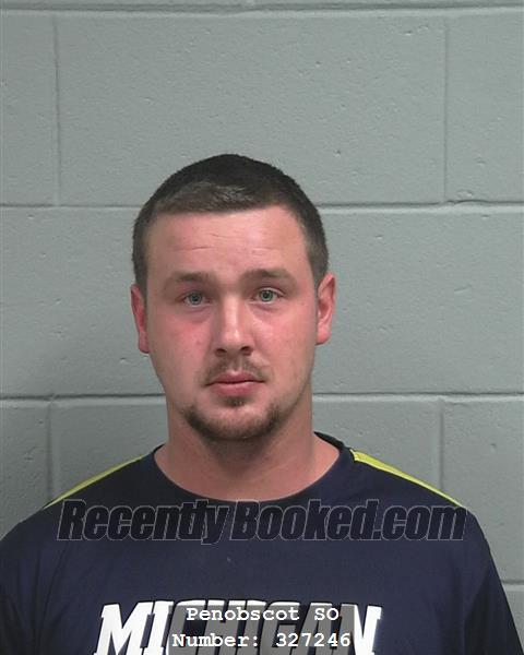 Booking photo from Penobscot County, Maine