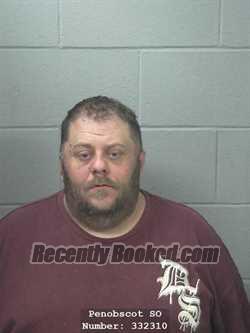 Booking photo from Penobscot County, Maine