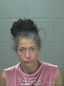 Mugshot of Angela A Curtis booked in Penobscot County, Maine on September 19, 2026