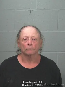 Mugshot of Larry E Elkins booked in Penobscot County, Maine on August 15, 2026