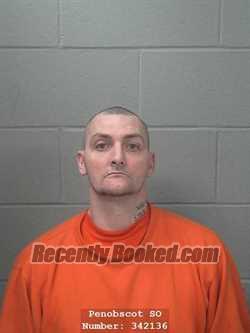 Booking photo from Penobscot County, Maine