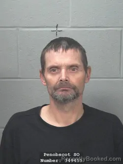 Mugshot of Ronald Richard Kaelin booked in Penobscot County, Maine on October 7, 2026