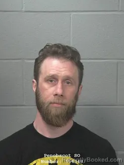 Mugshot of DUSTIN PAUL DAVIS booked in Penobscot County, Maine on April 26, 2026