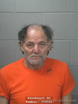 Mugshot of Richard Eugene Tripp booked in Penobscot County, Maine on August 18, 2026