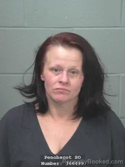 Mugshot of BRANDI R COULOMBE booked in Penobscot County, Maine on April 19, 2026