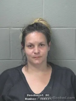 Mugshot of Heather N Leblanc booked in Penobscot County, Maine on August 25, 2026