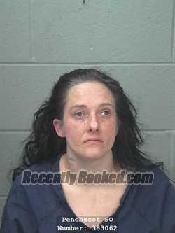 Booking photo from Penobscot County, Maine