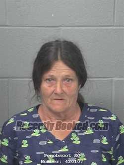 Booking photo from Penobscot County, Maine