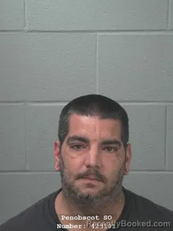 Mugshot of Michael Paul Benjamin booked in Penobscot County, Maine on September 11, 2026