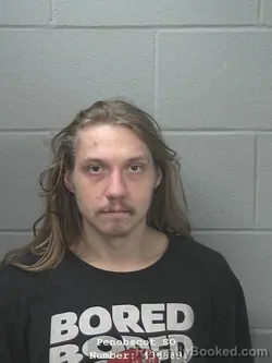 Booking photo from Penobscot County, Maine