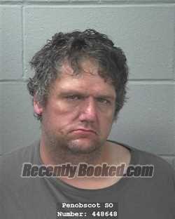 Booking photo from Penobscot County, Maine