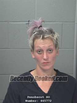 Booking photo from Penobscot County, Maine