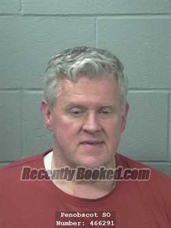 Booking photo from Penobscot County, Maine