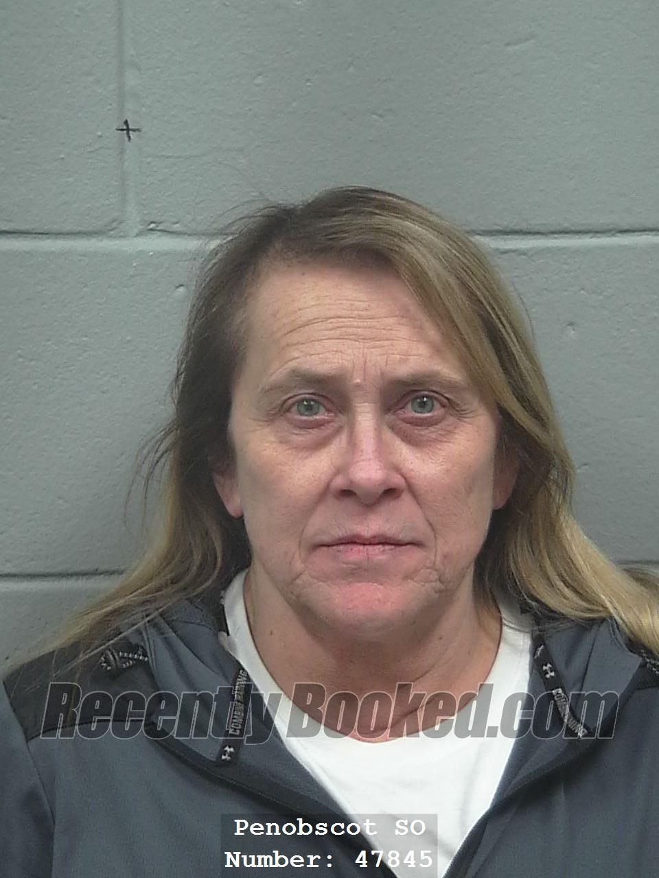 Booking photo from Penobscot County, Maine