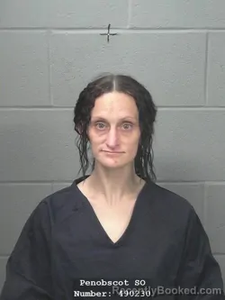 Mugshot of MIRANDA CAROLE THOMPSON booked in Penobscot County, Maine on May 17, 2026
