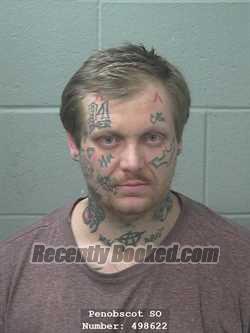 Mugshot of Michael Alex Moulton booked in Penobscot County, Maine on October 3, 2026