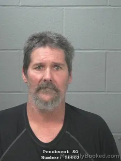 Mugshot of KELLY JAMES BRADFORD booked in Penobscot County, Maine on March 9, 2026