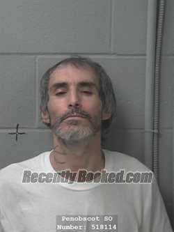 Booking photo from Penobscot County, Maine