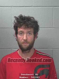 Booking photo from Penobscot County, Maine