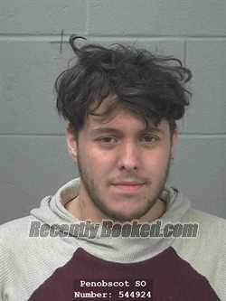 Booking photo from Penobscot County, Maine