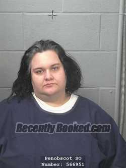 Booking photo from Penobscot County, Maine