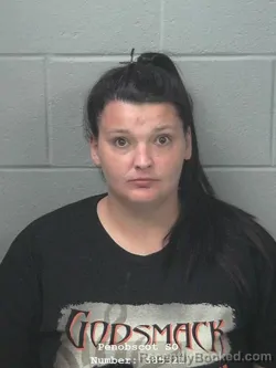 Mugshot of NICHOLE ASHLEY MCGOULDRICK booked in Penobscot County, Maine on July 5, 2026