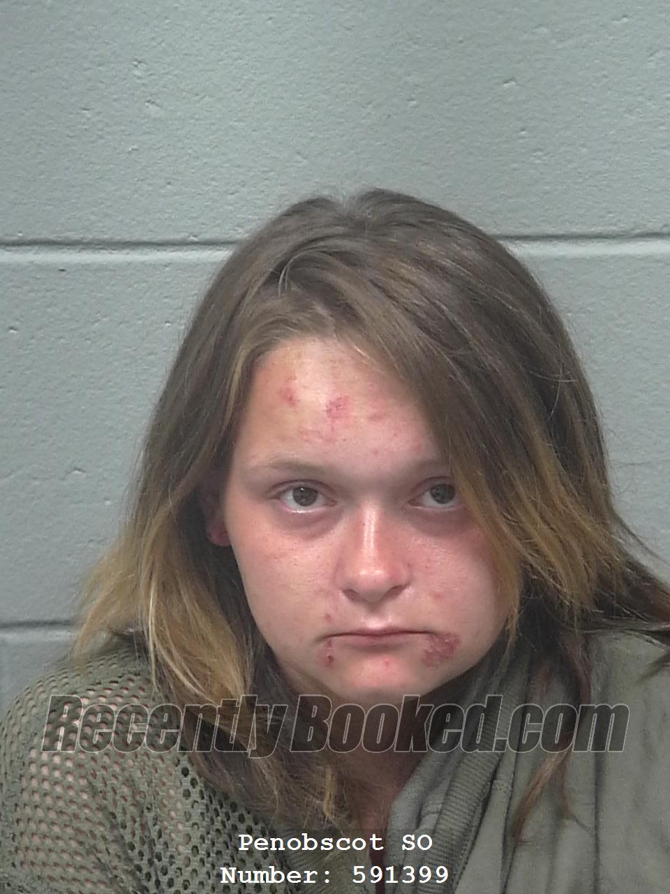 Booking photo from Penobscot County, Maine