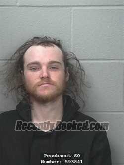 Booking photo from Penobscot County, Maine