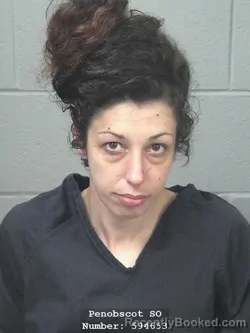 Mugshot of RACHEALJO L WHITE booked in Penobscot County, Maine on July 1, 2026