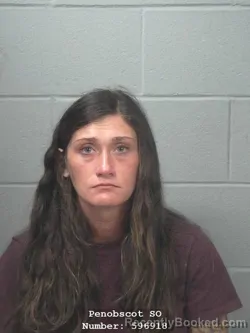 Mugshot of SARAH ANN WILLEY booked in Penobscot County, Maine on May 8, 2026