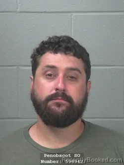 Mugshot of RYAN CHEVY GRINDLE booked in Penobscot County, Maine on July 3, 2026
