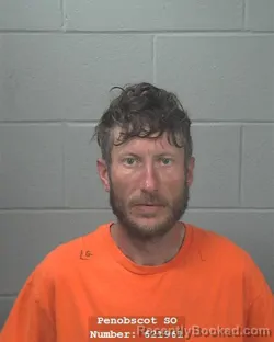 Mugshot of CALEB WILLIAM HEWEY booked in Penobscot County, Maine on May 28, 2026
