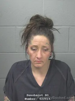 Mugshot of AMBER L DOYER booked in Penobscot County, Maine on May 8, 2026