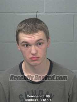 Booking photo from Penobscot County, Maine