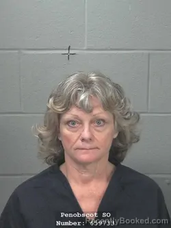 Mugshot of Tinamarie Baginski booked in Penobscot County, Maine on August 21, 2026