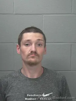 Mugshot of Richard Paul Lee booked in Penobscot County, Maine on August 21, 2026