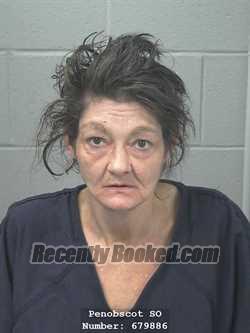 Mugshot of REGINA M BROWNE booked in Penobscot County, Maine on June 25, 2026